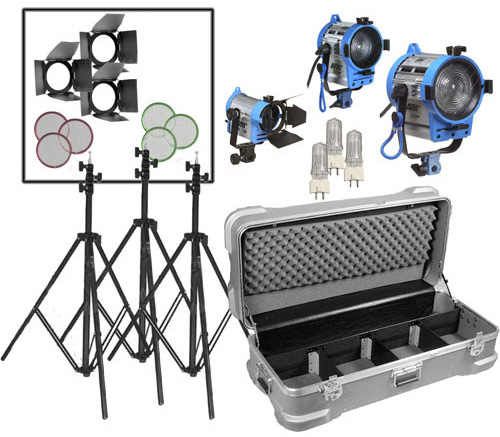 ARRI Compact Fresnel Three-Light Kit